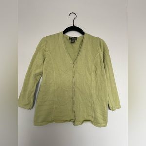 Green button up